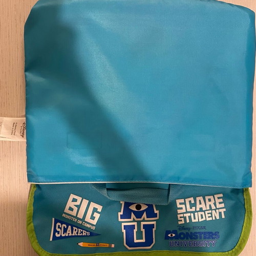 Disney Monsters University School Book Bag with Folder and Colouring Box new