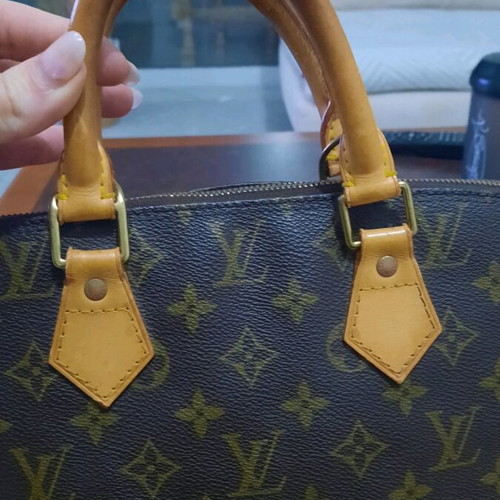 Louis Vuitton Alma bag used brown vintage handbag