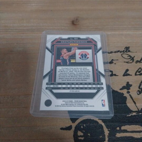 Kristaps Porzingis Panini Prizm card like new