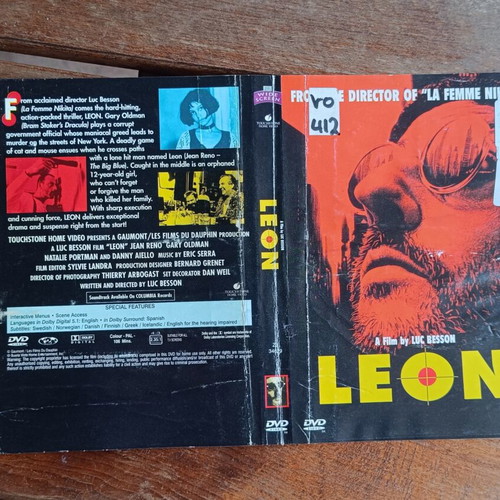 Leon DVD cover used, authentic