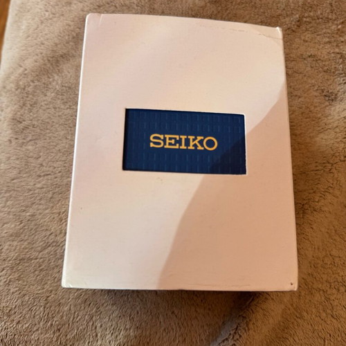 Seiko watch chronograph 100m like new, silver men's