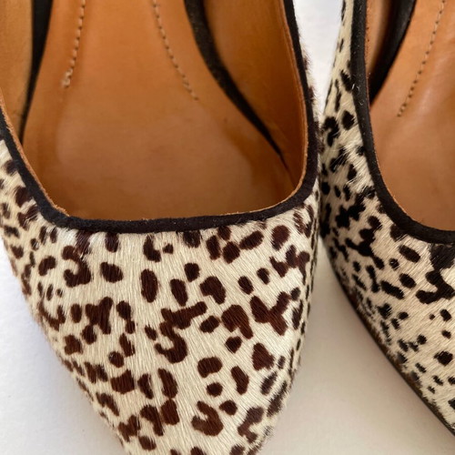 Zara leather pumps size 37, black and white