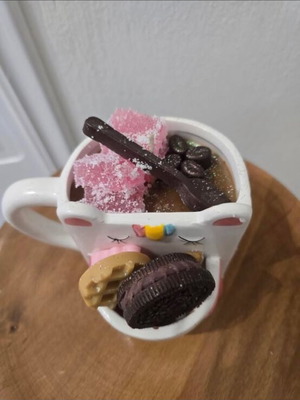 Coffee candle handmade, unique decorative design