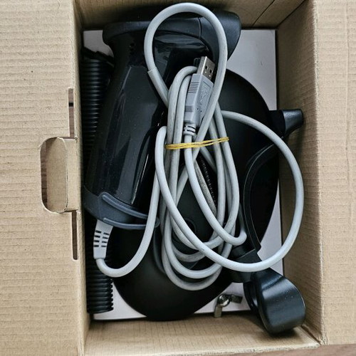 Turbo x barcode scanner like new, suitable for POS and cash registers with USB ports