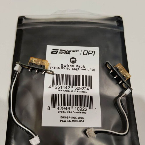 Endgame Gear OP1 2-Switch Set Kailh GX 50-55gf new