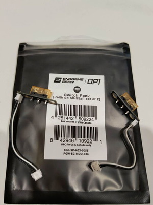 Endgame Gear OP1 2-Switch Set Kailh GX 50-55gf new