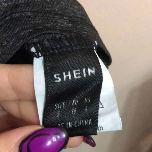 Shein Athletic Crop Top Small black like new