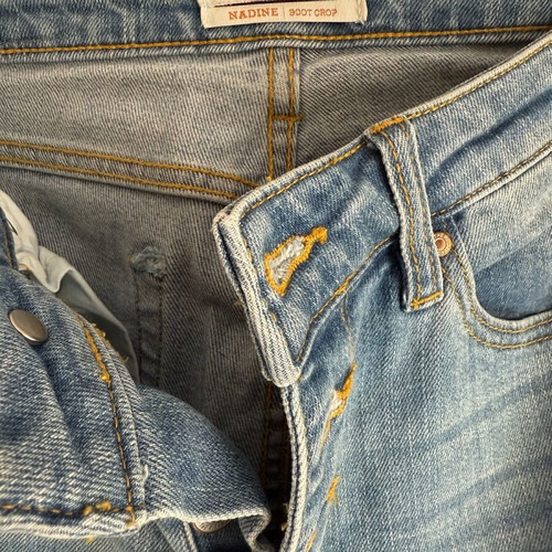 Funky Buddha jeans with crop hem like new, mid waist, size 28