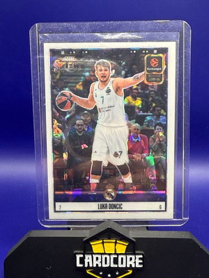 Luka Doncic 2025-26 Panini Select EuroLeague #2 Score White Ice Prizm card new