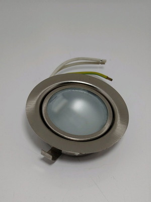 Recessed satin spot with G4 20W bulb new