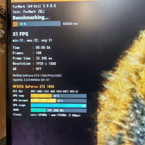 ASUS Expedition GTX 1050 2GB GDDR5 like new