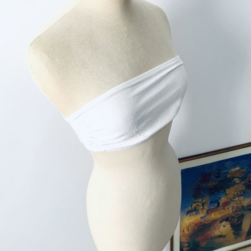 Bandeau top The Line Project like new, white, size M