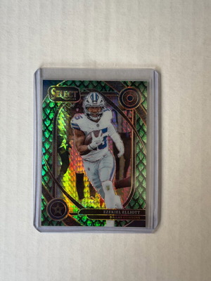 2024 Panini Select Club Level Ezekiel Elliott #256 Dragon Scale Prizm κάρτα καινούργια