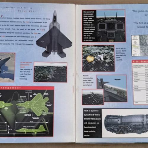 iF-22 The F-22 Raptor Simulator PC CD-ROM like new