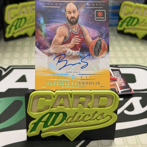 Vassilis Spanoulis Topps EuroLeague Origins Autograph Card new, limited 10