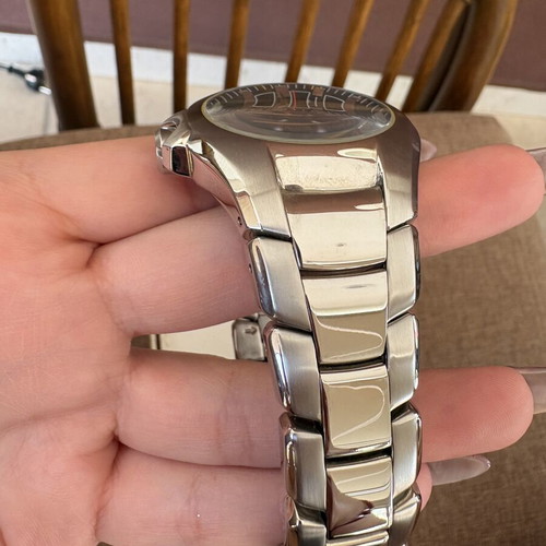 Adidas ADP1106 vintage men's wristwatch, black and silver