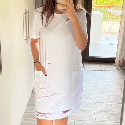Missguided dress new, one size, white