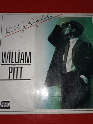 12" Single William Pitt City Lights used, pop