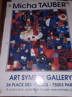 Paintings on poster used