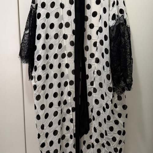 Kimono Elena Chalati like new, black and white