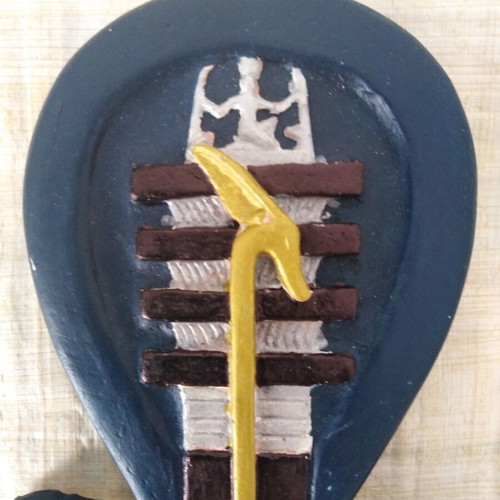 Ankh decorative gypsum painted like new
