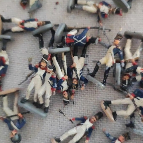 Soldier figures set, approx. 25 pieces, 2 cm height