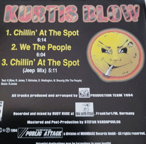 Kurtis Blow - Chillin at the Spot cd single