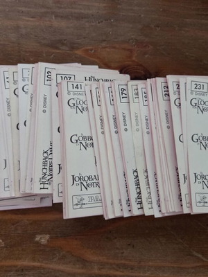 Panini Παναγία των Παρισίων 140 μονά αυτοκόλλητα 1996