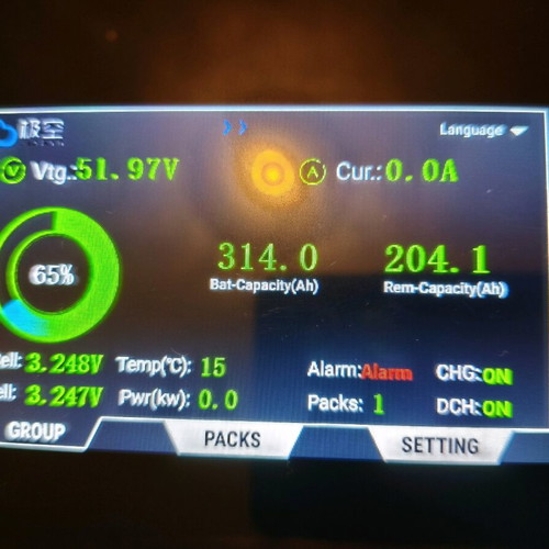 Μπαταρία 16 KW 48 Volt για φωτοβολταϊκά καινούργια με smart bms
