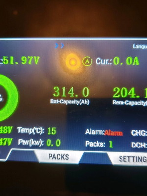 Μπαταρία 16 KW 48 Volt για φωτοβολταϊκά καινούργια με smart bms