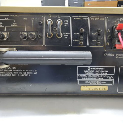 Pioneer SX 9 stereo amplifier used, 2x125 W, rare piece