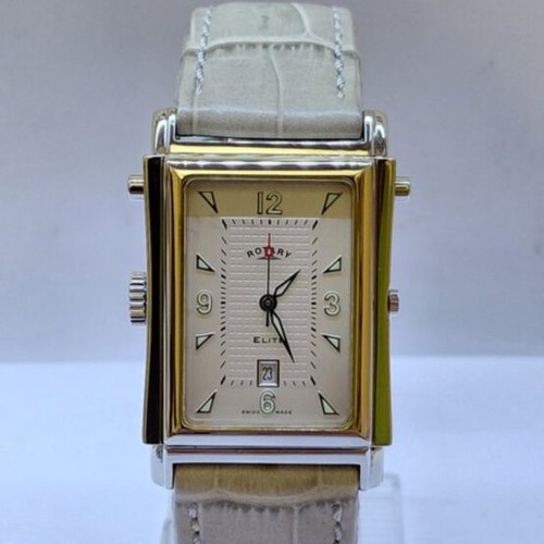 Rotary Elite Reverso new quartz watch with dual time zones