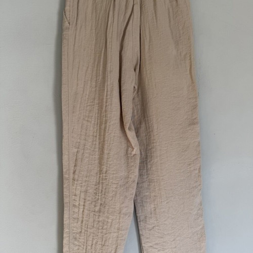 H&M Beige Linen-Look Pants XS Like New