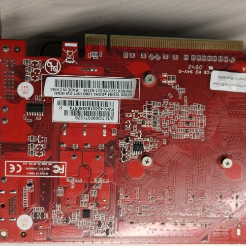 NVIDIA GeForce GT 220 1 GB graphics card used, socket 775