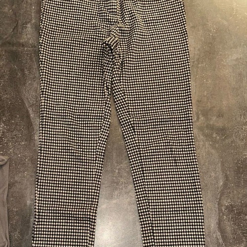 Elastic pants used black and white, size XS