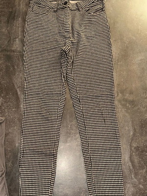 Elastic pants used black and white, size XS