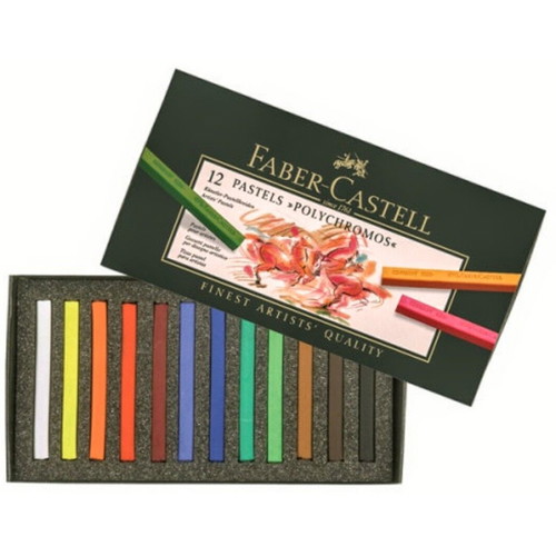 Faber-Castell Polychromos Pastels Set of 12 New