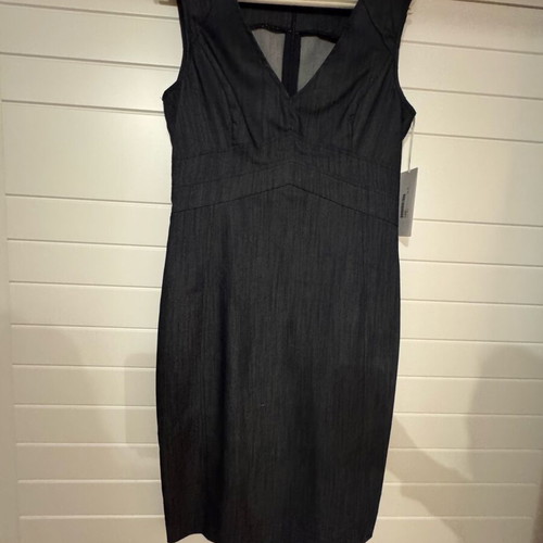 Sleeveless dress new, slim fit, blue, size M