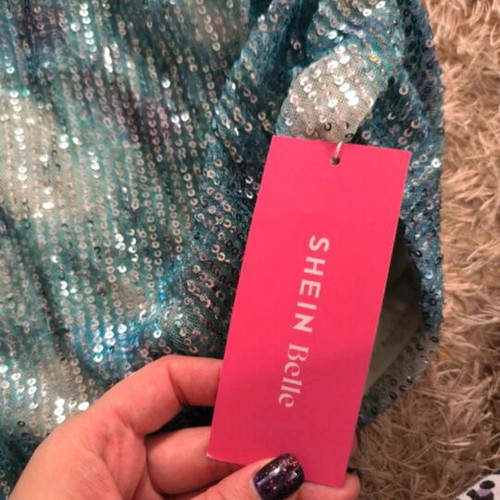 Dress with sequins new, size M