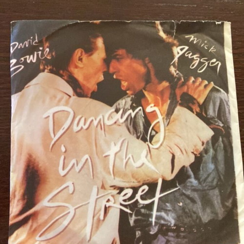 Dancing in the Street 45 rpm record used, rock