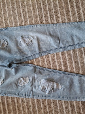 Bershka denim push up jeans used, blue, size XL