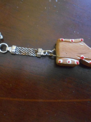 Eptaetia wooden tsarouchi keychain used