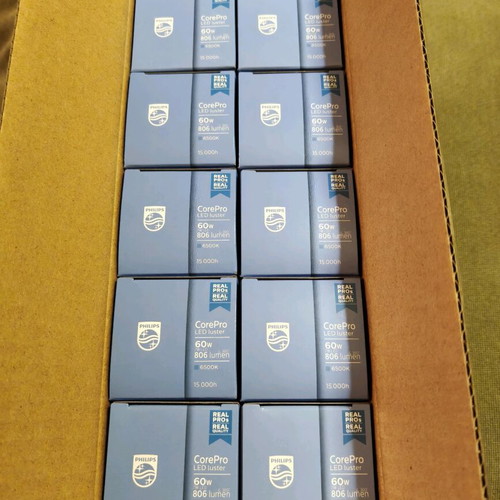 Philips CorePro LED Bulbs 7W E14 new, pack of 10