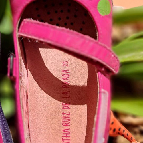 Ballerina shoes used, size 25, multicolor