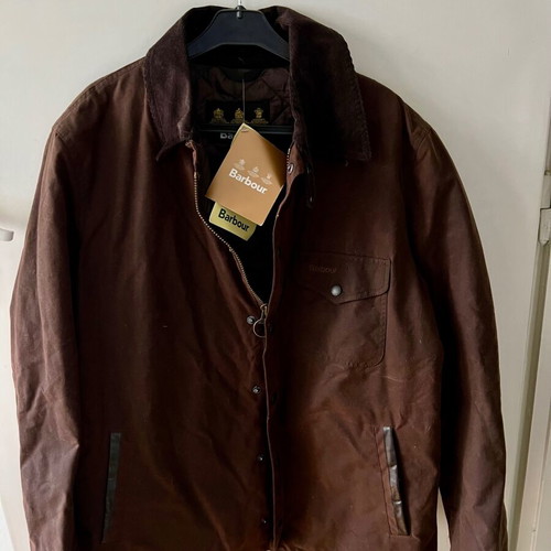 Barbour Middleburn Wax Jacket new, brown, size L