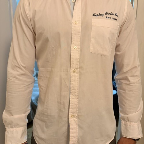 Replay men's shirt, regular fit, pink