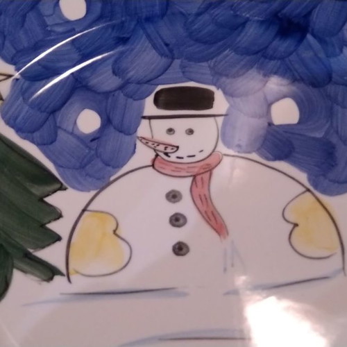 Large Christmas platter