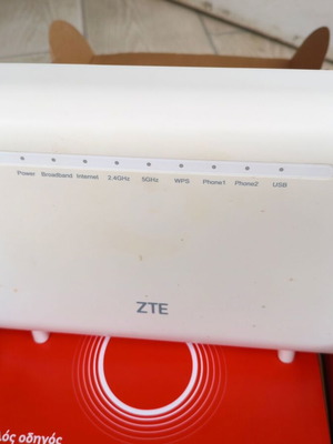Router ZTE ZXHN H288A σαν καινούργιο με dual-band Wi-Fi και VDSL2/ADSL2+