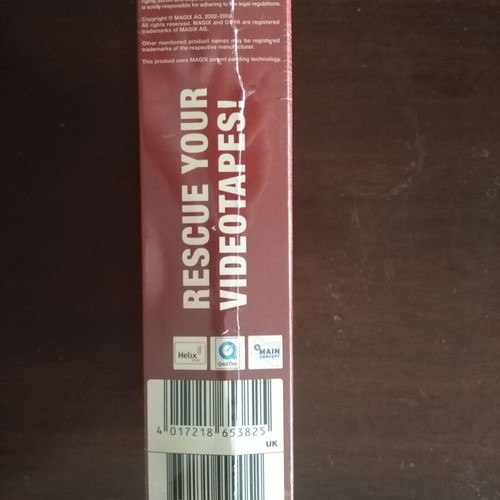 Magix Rescue Your Videotapes software sealed, new
