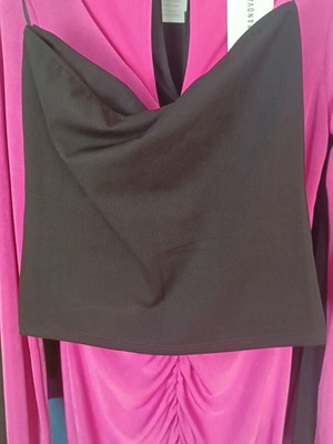 Bershka top new, black